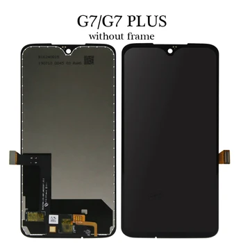 Už Motolora G7 PLIUS LCD Ekranas XT1965-2 XT1965-3 Ekranas Jutiklinis Ekranas skaitmeninis keitiklis Asamblėjos Pakeitimo Moto Telefono G7 PLIUS