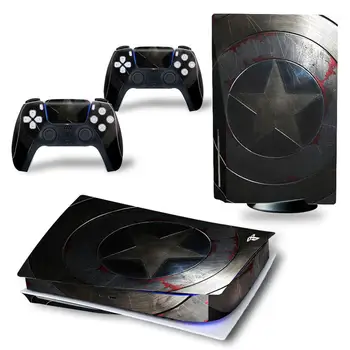 Už PS5 Disko Viny Lipdukas Lipdukas Konsolė + 2 Valdytojas Odos Lipdukas Sony Playstation 5 Žaidimas Priedai