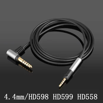 Už Sennheise HD598 HD518 HD558 HD569 HD579 HD599 HD598se Ausinių atnaujinti kabelis 4.4 mm, 2.5 mm, Subalansuotas Vyrų HiFi Audio Kabelis Ext