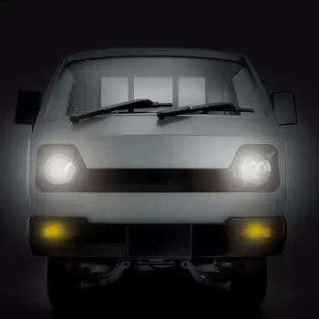 Už WPL D12 ATLIKTI 1/10 4WD Modeliavimas Drift Sunkvežimių Laipiojimo Automobilio LED Šviesos RC Automobilių Žaislai Berniukams, Vaikų Dovanų