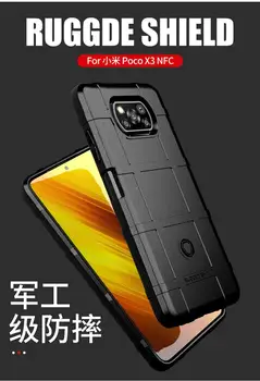 Už Xiaomi Poco X3 NFC X2 M2Pro F2Pro F1 Prabanga Tinklelis Silikono TPU Minkštas Lankstus, atsparus smūgiams Telefono dėklas Galinį Dangtelį Shell
