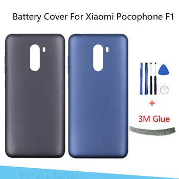 Už Xiaomi Pocophone F1 Baterijos Dangtelis Galinių Durelių Atgal Atveju F1 Mobiliojo telefono galinį dangtelį dalys
