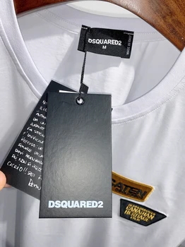 Užjūrio Autentiški 2020 NAUJA, T-Shirt D2 O-Kaklo trišakiai Trumpi rankovėmis Viršūnes DSQ2 Vyrų Drabužiai DT746
