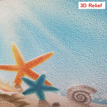 Užsakymą Bet kokio Dydžio 3D Stereoskopinis jūros Dugno, Jūros Gyvūnai Delfinų Didelės Freskos, Miegamojo, Gyvenančių Vaikų Kambario Lubų Foto Tapetai
