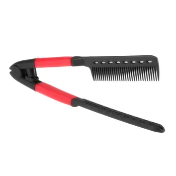 V Formos Lankstymo Plaukų šepetys, Plaukų tiesinimo priemonė Raizginys Šukos Salonas Šukuosenų Kirpykla Plaukų Pjovimo Šukos Hairbrush Stilius Įrankis Nauja