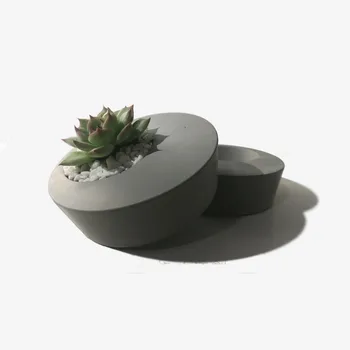 V009 Turas betono sodinamoji silikono formos rankų darbo amatų namų puošybai succulents augalai cemento vaza puodą pelėsis
