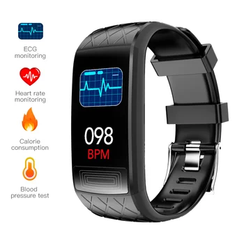 V3E Smartband Kraujo Spaudimas Smart Juosta Širdies ritmo Monitorius PPG EKG Smart Apyrankę Veiklos Fitness Tracker Elektronika Apyrankė