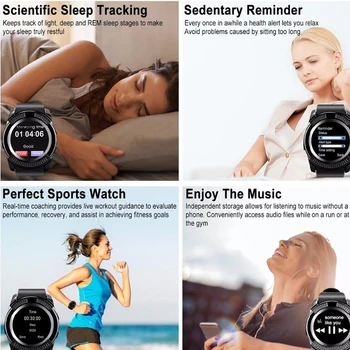 V8 smart žiūrėti riešo smartwatch 