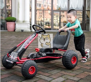 Vaikai Go Kartingai vaikams važiuoti ant automobilio žaislas su stabilus ratų gali važiuoti Atbulas