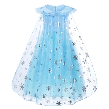 Vaikai Kalėdų Dress Mergaitė Princesė ubierz Elsa Kostiumas Snaigės Modelius Rankovių Akių Promenadzie Suknelė Elsa Congelada Vestido