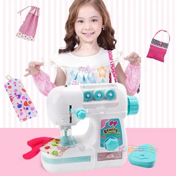 Vaikai Modeliavimas Siuvimo Mašina Žaislo Mini Baldų Žaislas Mokymosi Dizainas, Drabužių, Žaislų, Kūrybinės Dovanos Mergaitė Vaikams