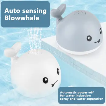 Vaikams Kūdikių Mielas Animacinių Filmų Banginis Plūduriuojantis Vandens Purškimo Vonios Žaislai Vandens Purškimo Dušo Maudymosi Plaukimo Vonios Žaislas