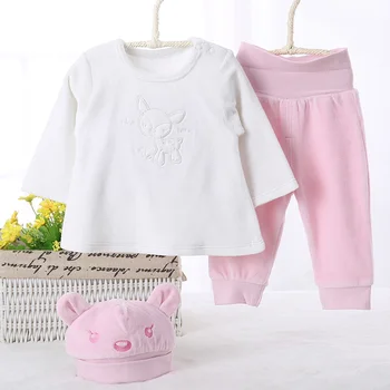 Vaikiški drabužiai, kūdikių 3pcs pack vaikams rinkinys kūdikiui, naujagimiui, t-marškinėliai, kelnaitės baby girl drabužius geriausios dovanos vaikams drabužių