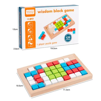 Vaikų Išmintis Surinkti dėlionės Rodyklės Kryptimi Puzzle Challenge Advanced stalo Žaidimas Išskleidimo Švietimo Žaislas Vaikams