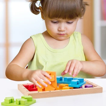 Vaikų Išmintis Surinkti dėlionės Rodyklės Kryptimi Puzzle Challenge Advanced stalo Žaidimas Išskleidimo Švietimo Žaislas Vaikams