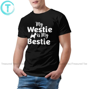 Vakarų Škotijos Terjeras Šunys T Shirt Mano Westie Yra Mano ie T-Shirt Spausdinti Trumpas Rankovėmis Tee Marškinėliai Paplūdimys Marškinėlius
