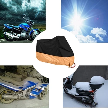Vandeniui atsparus Lauko Motociklą UV Protector Lietaus, Dulkių, Dviračiu, Motociklu Padengti Dydis L-3XL