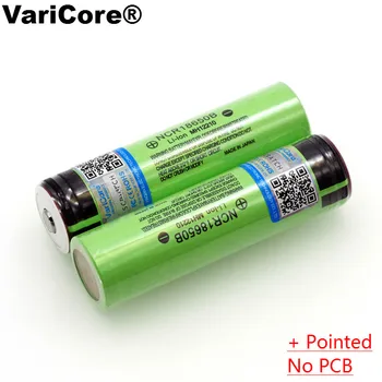 VariCore Naujas Originalus 18650 daugkartinio įkrovimo baterija 3.7 V, Li jonų bateria 18650 NCR18650B 18650 baterija žibintuvėlis