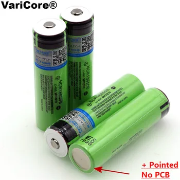 VariCore Naujas Originalus 18650 daugkartinio įkrovimo baterija 3.7 V, Li jonų bateria 18650 NCR18650B 18650 baterija žibintuvėlis