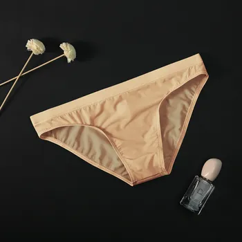 Varpos Dėklas mens seksualus apatiniai jockstrap Ledo Šilko vyriški Apatiniai Mini apatinės Kelnės Sexy Kelnaitės Gėjų Mens Bikini Super Minkštas Trumpas