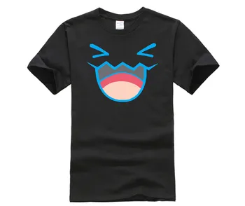 Vasaros vyriški t-shirt STARTERIS WOBBUFFET Šypsena Veide Animacinių filmų Vyrų Juoda Atsitiktinis įdomus Animaciją T-Shirt