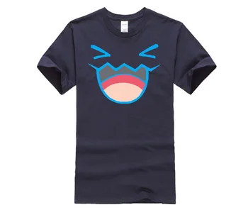 Vasaros vyriški t-shirt STARTERIS WOBBUFFET Šypsena Veide Animacinių filmų Vyrų Juoda Atsitiktinis įdomus Animaciją T-Shirt