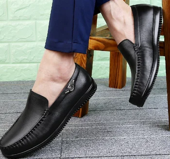 Vasaros vyriškų batų kvėpuojantis vyrų banga batų vienas pedalas korėjos laisvalaikio bateliai tendencija vyrų valdybos batai
