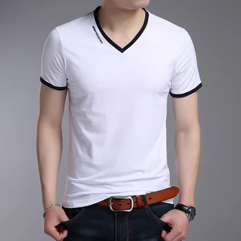 Vasarą Naujas Vyrų Marškinėliai trumpomis Rankovėmis Juodos spalvos Marškinėlius Atsitiktinis Vyras plius dydis tshirts