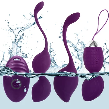 VATINE 10 spartos Belaidžio Nuotolinio valdymo Kegel Rutulinis Vibratorius Klitorio Stimuliacijos Sekso Žaislai Moterims Makšties Masažas