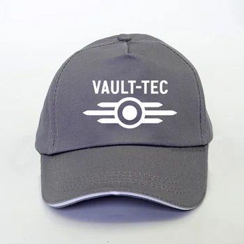 Vault Tec logotipas Tėtis skrybėlę Žaidimų Vaizdo Žaidimas Fallout 2 3 4 Vyrų Beisbolo kepuraitę Atsitiktinis Mados cosplay vyrai moterys Snapback Skrybėlę