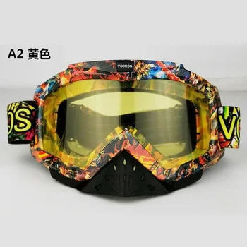 VCOROS off road motociklo šalmas, akiniai ATV MX, motokroso lenktynių slidinėjimas vėjo akinius dirt bike kalnų sporto akiniai nuo saulės