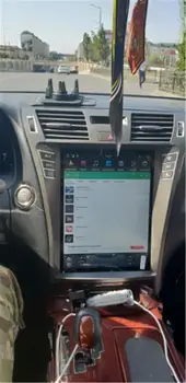 Vertikalus ekranas Tesla stilius Android 9.0 Automobilio Multimedia Stereo Lexus LS460L LS600h 2006-2012 Radijo, GPS Audio Stereo galvos vienetas