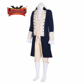 Viduramžių Kolonijinės karinę uniformą kolonijinės hamiltonas kostiumas užsakymą pagaminti vyriški Kolonijinės Pareigūnas Kostiumas