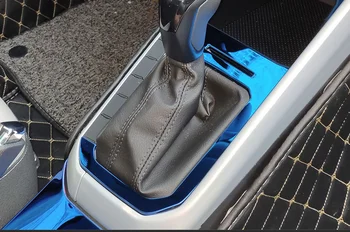 Vidus Automobilio Duris Įrankių Skydelio Dangtelį Lipdukas VW POLO 2019 Automobilių Optikos 1 VNT. Nerūdijančio plieno Dangčio Lipdukas