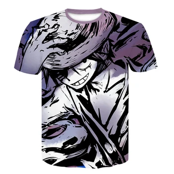 Vienas Gabalas Luffy marškinėliai atsitiktinis marškinėlius homme streetwear žmogus t-shirt mens tshirts trumpomis rankovėmis vyrams drabužius 2019 m. vasaros top tees4XL