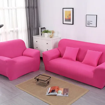 Vientisos Spalvos Kampas, Sofa-Apima Kambarį Nustatyti Elastinga Sofa Cover U Formos Sofa Cover L Formos Ruožas 1 2 3 4 Vietų