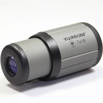 Visionking Vieno Vamzdžio Kompaktiškas Nešiojamasis Makro Metrų Monokuliariniai 7X Didinimo Mini Micro Teleskopas 7X18 Kišenėje Focus7X18
