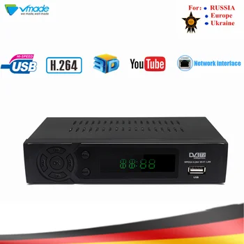 Vmade HD Antžeminės Skaitmeninės TV Imtuvą DVB-T2 8939 integruota Tinklo H. 264 MPEG-2/4 TV Set-Top Box Parama 