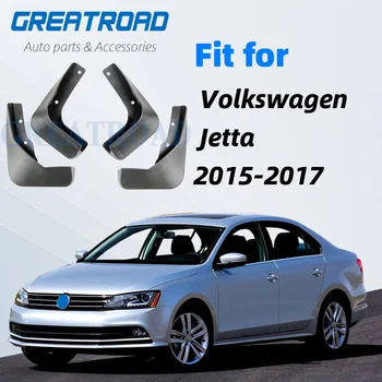 Volkswagen VW Jetta Sedanas 2016 2017 Mudflaps Splash Apsaugai Priekinės Galinės Purvo Atvartu Purvasargių Sparnas Nustatyti Litų Purvo Atvartais
