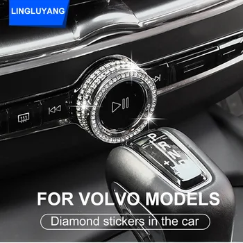 Volvo xc60 xc90 s90 v90 xc40 s60 v60 interjero pakeitimas diamond automobilių lipdukai apdaila, automobilių Reikmenys