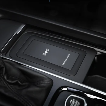 Volvo xc90 belaidis kroviklis automobilių qi mobiliųjų telefonų kroviklį s60 s90 xc60 v60 kroviklis greito įkrovimo 2016-2019 plokštė priedai
