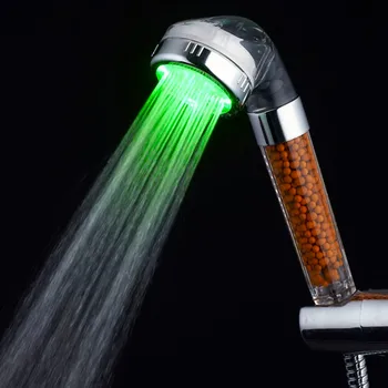 Vonios kambarys dušo galvutė 7 Spalvų LED dušo galva RGBLight Vandens Vonia, Vonios kambarys Filtravimo Dušo W930
