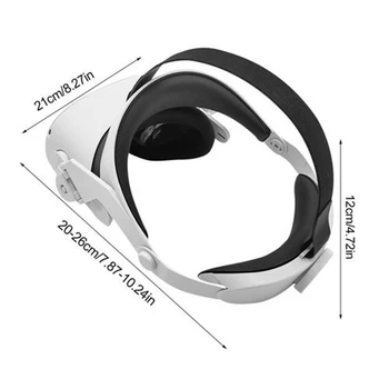 VR Galvos Dirželis Oculus Quest 2 VR Ausines Reguliuojamas Lankelis Galvos Sumažinto Slėgio Tvirtinimo Dirželis Quest2 Vr Priedai