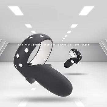 VR Stiklo danga Silikoninės Antgalio VR Rankena Padengti Visas Raštas Pakeisti Oculus Quest 2