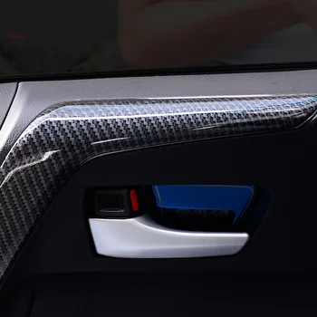 Vtear Toyota RAV4 2017 2018 2019 Interjero Apdaila, ABS Matinio Chromo Apdaila Durų Rankenėlės Dangtelis Optikos Auto reikmenys Apdaila