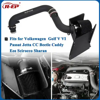VW Turbo Šalto Oro Įsiurbimo Vamzdžio Rinkinys su Oro Filtras Golf V VI Jetta Passat CC Vabalas Caddy Eos Scirocco Sharan Tiguan
