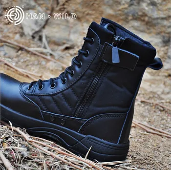 Vyrai Dykuma Taktinis karo Boots Mens Darbo Safty Batai Zapatos De Mujer Armijos Įkrovos Zapatos Auliukiniai suvarstomi Kovoti su Batai Dydis 45