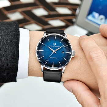 Vyrai mechaniniai laikrodžiai PAGANI Prekės ženklo Dizainas mados paprasta vyrai žiūrėti vandeniui sporto verslo laikrodis vyrams, automatinė reloj hombres