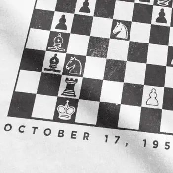 Vyrai T-Shirt Šachmatų Medvilnės Tees Karalius ir Karalienė 60s stalo Žaidimas Jodinėjimas Ventiliatorius Žaidėjo Tėtis T Shirts Įgulos Kaklo Palaidinukė, 3D Spausdinimas