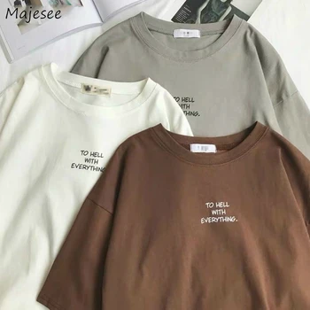Vyrai Trumpas Rankovės marškinėliai Prarasti Harajuku Plius Dydis 4XL Laiškas Išspausdintas Prašmatnus Paprasta Visų rungtynių Mens korėjos Stiliaus Laisvalaikio Ulzzang